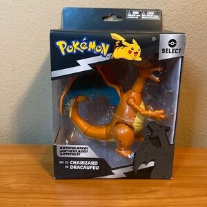 New! 6” Pokemon Charizard Select Battle Figure Articulated Action Figure Sealed